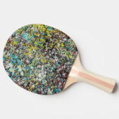 Raquette De Ping Pong Geared Toward Abstract Art Design Lover (Côté)