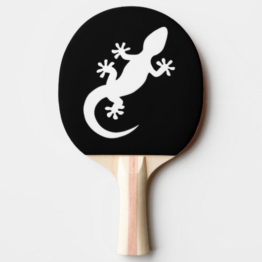 Raquette De Ping Pong Gecko noir et blanc (Dos)