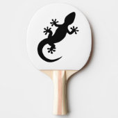 Raquette De Ping Pong Gecko noir et blanc (Devant)