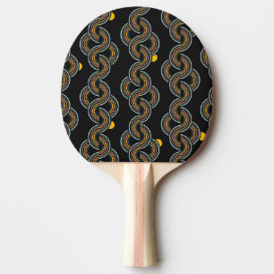 Raquette De Ping Pong Geo Stripe : Design Vintage tendance