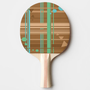 Raquette De Ping Pong Géométrie au chocolat à la menthe