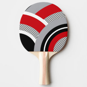 Raquette De Ping Pong Géométrie colorée