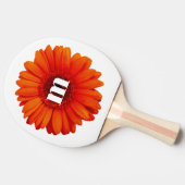 Raquette De Ping Pong Gerbera Daisy Monogramme initial (Côté)