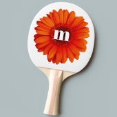 Raquette De Ping Pong Gerbera Daisy Monogramme initial