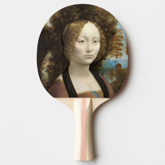 Raquette De Ping Pong Ginevra de' Benci Leonardo da Vinci (Devant)