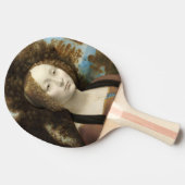 Raquette De Ping Pong Ginevra de' Benci Leonardo da Vinci (Côté)