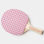 Raquette De Ping Pong Gingham Rose Bébé (Côté)
