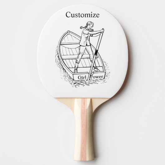 Raquette De Ping Pong Girl Power Sculling Boat Thunder_Cove (Devant)