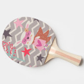 Raquette De Ping Pong Girl Superhero Bunny (Côté)