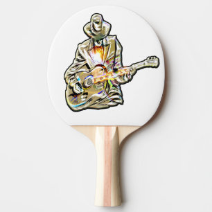 Raquette De Ping Pong Gitarren Blues Mann - Sentez-le
