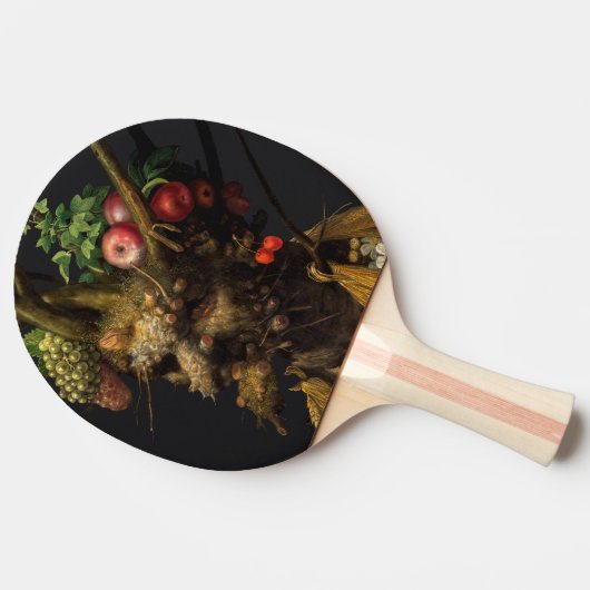 Raquette De Ping Pong Giuseppe Arcimboldo - Quatre saisons en une tête (Côté)