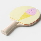 Raquette De Ping Pong glaces (Devant Angle)