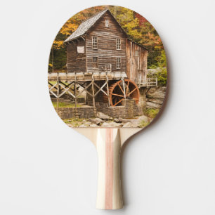 Raquette De Ping Pong Glade Creek Grist Mill, parc d'État de Babcock, 2