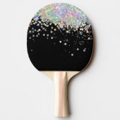 Raquette De Ping Pong Glam Holographic Parties scintillant Monogramme Sc (Dos)
