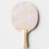 Raquette De Ping Pong Glam Iridescente Parties scintillant holographique (Dos)