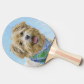 Raquette De Ping Pong Glen of Imaal Terrier Peinture - Art original Chie (Côté)