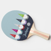 Raquette De Ping Pong Gnome pour les Holidays (Côté)