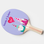 Raquette De Ping Pong Gnome Toss Saint Valentin (Côté)