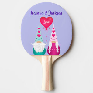 Raquette De Ping Pong Gnome Toss Saint Valentin