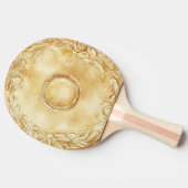 Raquette De Ping Pong Gold Coin Monkey Purple Rope (Côté)