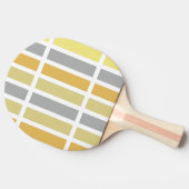 Raquette De Ping Pong Gold Silver Bronze Metal Hues (Côté)