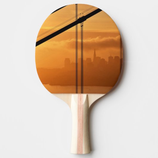 Raquette De Ping Pong Golden gate bridge devant San Francisco (Devant)