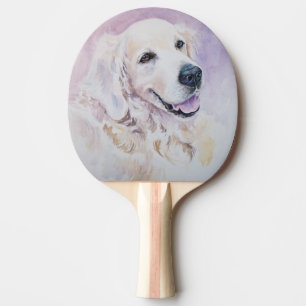 Raquette De Ping Pong Golden retriever