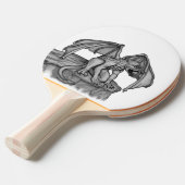 Raquette De Ping Pong Golem Gargoyle (Devant Angle)