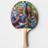Raquette De Ping Pong Golf Photo Customize Personalize (Dos)