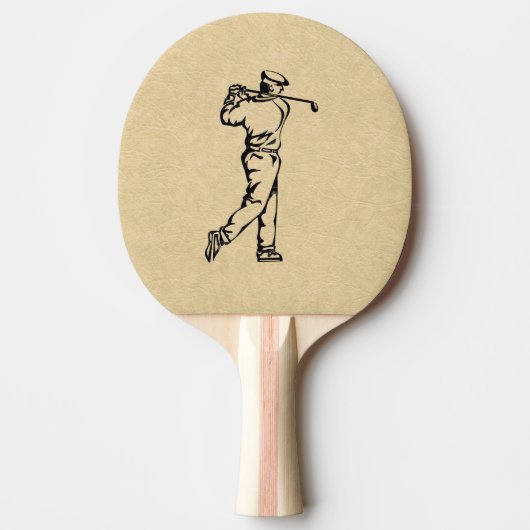 Raquette De Ping Pong Golfsport Design look cuir (Devant)