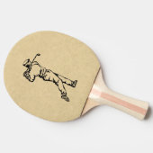 Raquette De Ping Pong Golfsport Design look cuir (Côté)