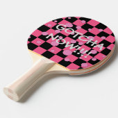 Raquette De Ping Pong Gotcha maintenant palettes roses drôles mignonnes (Devant Angle)