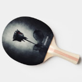 Raquette De Ping Pong Goth Black Rose Dripping Blood (Côté)