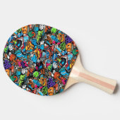 Raquette De Ping Pong Graffiti Art Ping Paddle (Côté)