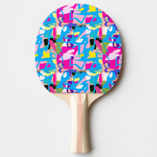 Raquette De Ping Pong Graffiti coloré