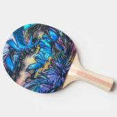 Raquette De Ping Pong Graffiti couleur eau cool (Côté)