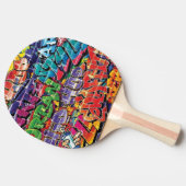 Raquette De Ping Pong Graffiti de musique cool (Côté)