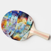 Raquette De Ping Pong Graffiti de musique cool (Côté)