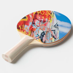 Raquette De Ping Pong graffiti de planète