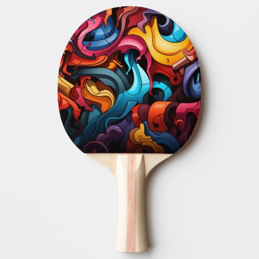 Raquette De Ping Pong Graffiti Ping Pong Paddle (Devant)