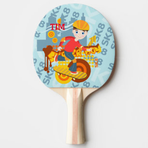 Raquette De Ping Pong Graffiti skboard enfant fête d'anniversaire