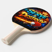 Raquette De Ping Pong Graffiti Style Table Tennis Artwork (Devant Angle)