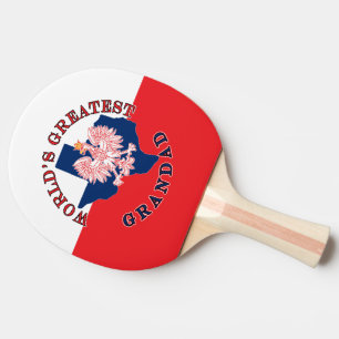 Raquette De Ping Pong Grand-père du monde