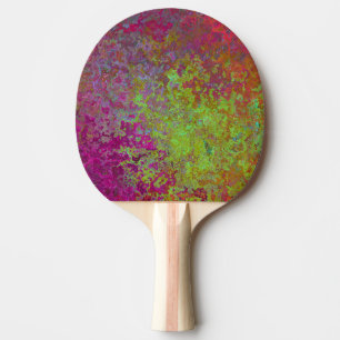 Raquette De Ping Pong Gras, Coloré, Peinture à rayures, Grunge Abstrait