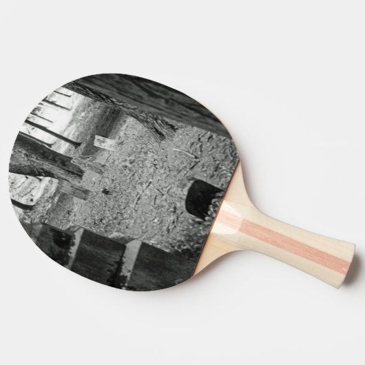 Raquette De Ping Pong Grave oubliée (Côté)