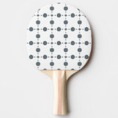Raquette De Ping Pong Gray Polka Dots, Polka Dot Pattern, Dots (Devant)
