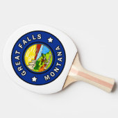 Raquette De Ping Pong Great Falls Montana (Côté)