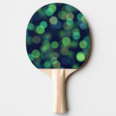 Raquette De Ping Pong Green Bokeh Abstrait (Dos)