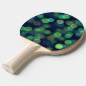 Raquette De Ping Pong Green Bokeh Abstrait (Devant Angle)