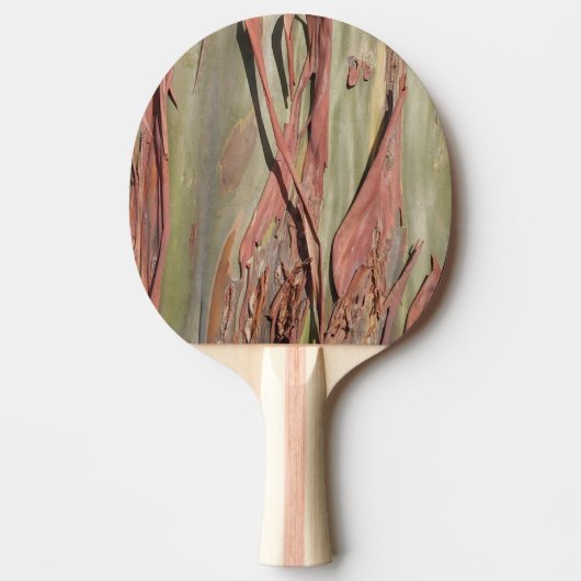 Raquette De Ping Pong Green Camo Tree Bark Ping Pong Paddle (Devant)